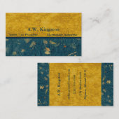 Führungskraft-Blaubeergewohnheit personalisiert Visitenkarte (Vorne/Hinten)