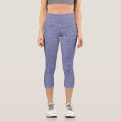 Führungskraft Blue Capri Leggings (Vorderseite)