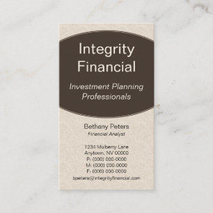 Führungskraft Curves Business Card, Espresso Visitenkarte