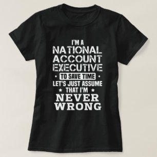 Führungskraft der nationalen Konten T-Shirt
