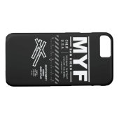 Führungskraft-Flughafen MYF iPhone Fall Case-Mate iPhone Hülle (Rückseite (Horizontal))