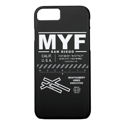 Führungskraft-Flughafen MYF iPhone Fall Case-Mate iPhone Hülle (Rückseite)