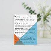 Führungskraft-Funktionen erklärt Karte (Stehend Vorderseite)