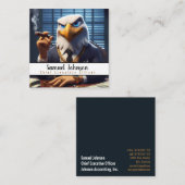 Führungskraft Funny CEO Chief Führungskraft Office Quadratische Visitenkarte (Vorne/Hinten)