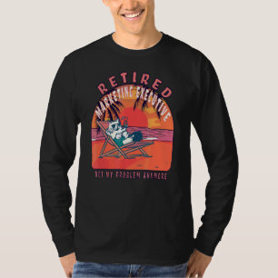 Führungskraft für müde Marketing Vintage Altersver T-Shirt