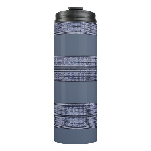 Führungskraft gestrichen Blau II Thermosbecher (Vorderseite)