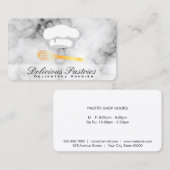 Führungskraft | Goldfleckmarmor Visitenkarte (Vorne/Hinten)