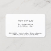 Führungskraft | Goldfleckmarmor Visitenkarte (Rückseite)