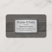 Führungskraft Gray Visitenkarte (Vorderseite)