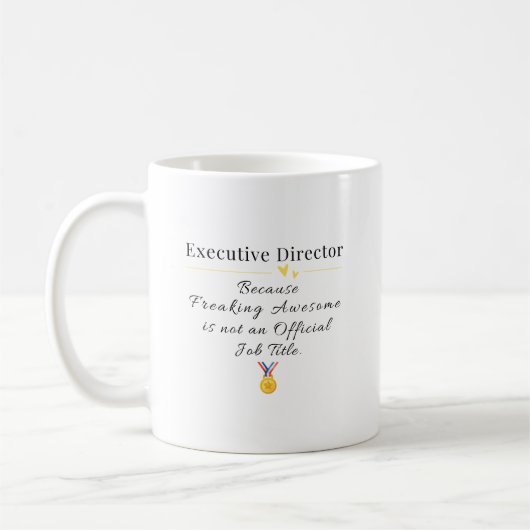 Führungskraft Kaffeetasse (Links)