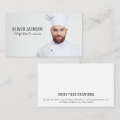 Führungskraft Koch | Benutzerdefiniertes Bild hinz Visitenkarte (Vorne/Hinten)