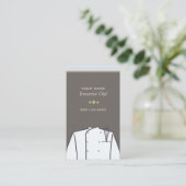 Führungskraft Koch Business Card Visitenkarte (Stehend Vorderseite)