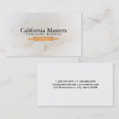 Führungskraft Koch | Button Visitenkarte (Vorne/Hinten)