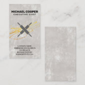 Führungskraft Koch | BUTTONE Visitenkarte (Vorne/Hinten)