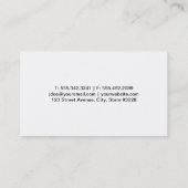 Führungskraft Koch | Gold II Visitenkarte (Rückseite)