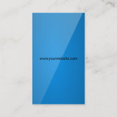 Führungskraft Koch Kitchen Knife und Whisky Visitenkarte (Rückseite)