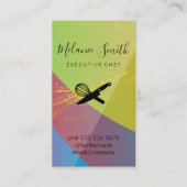 Führungskraft Koch | Kulinarisch Visitenkarte (Vorderseite)