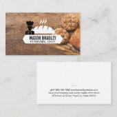 Führungskraft Koch | Kulinarische Künste | Baker Visitenkarte (Vorne/Hinten)