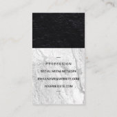 Führungskraft-Koch-Logo Visitenkarte (Rückseite)