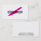 Führungskraft Koch (Magenta) Visitenkarte (Vorne/Hinten)