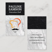 Führungskraft Koch-Symbol | Verspätung Visitenkarte (Vorne/Hinten)