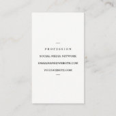 Führungskraft Koch | Verspätung | Kochmesser Visitenkarte (Rückseite)