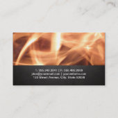 Führungskraft Koch Visitenkarte (Rückseite)