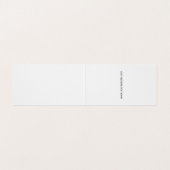 Führungskraft Koch Visitenkarten (Innenseite Aufgefaltet)