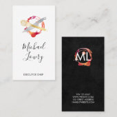 Führungskraft Koch Zurzeit Visitenkarte (Vorne/Hinten)