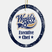 Führungskraft-Kochs-Geschenk-Verzierung Keramikornament (Links)