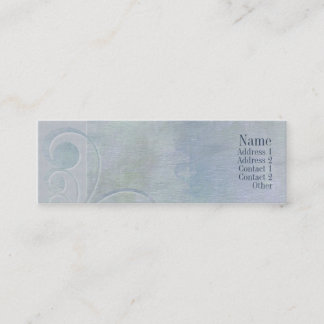 Führungskraft-Kurven-Licht-Kontakt-Karte Telefonnummerkarte