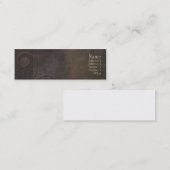 Führungskraft kurvt dunkle Kontakt-Karte Telefonnummerkarte (Vorne/Hinten)