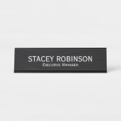 Führungskraft Manager Schreibtischnamensplakette (Vorderseite )