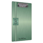 Führungskraft Monogram Design - Emerald Klemmbrett (Rechts)