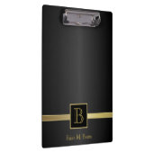 Führungskraft-Monogramm-Design Klemmbrett (Rechts)