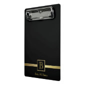 Führungskraft-Monogramm-Design Mini Klemmbrett (Gewinkelt2)