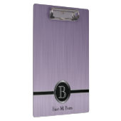 Führungskraft-Monogramm-Entwurf - Amethyst Klemmbrett (Rechts)