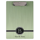 Führungskraft-Monogramm-Entwurf - Klemmbrett (Vorderseite)