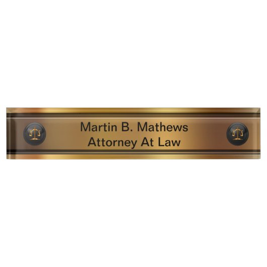 Führungskraft Namensplakette (Vorderseite)