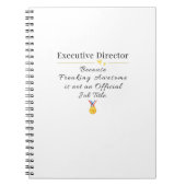 Führungskraft Notizblock (Vorderseite)