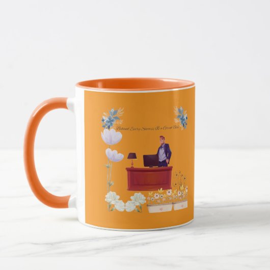 Führungskraft orange tasse (Links)