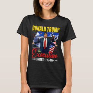 Führungskraft Order 11246 47. Präsident Trump 2025 T-Shirt