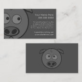 Führungskraft Pig Visitenkarte (Vorne/Hinten)