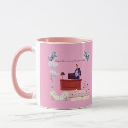 Führungskraft rosa tasse (Links)