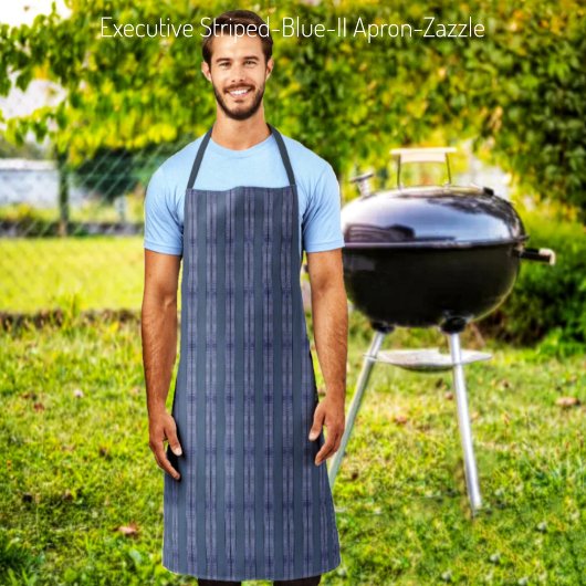 Führungskraft Streifen blau Schürze