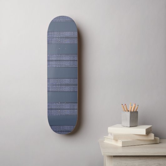 Führungskraft Striped-Blue-II Skateboard (Wandkunst)