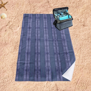 Führungskraft Striped-Blue-II Strandtuch