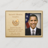 Führungskraft VIP Gold Custom Visitenkarten Visitenkarte (Vorderseite)