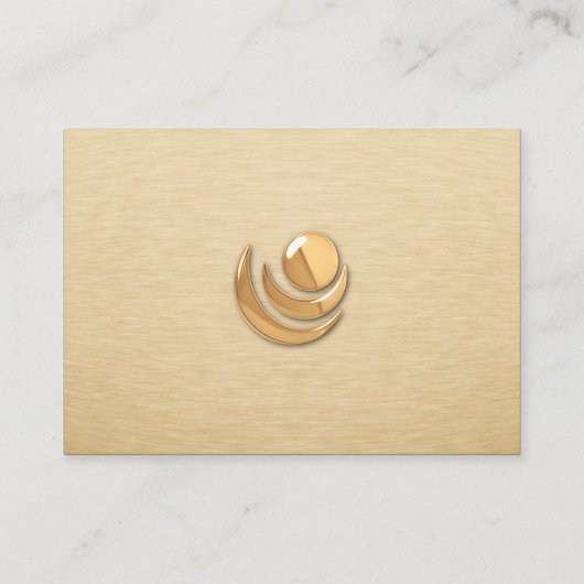 Führungskraft VIP Gold Custom Visitenkarten Visitenkarte (Rückseite)