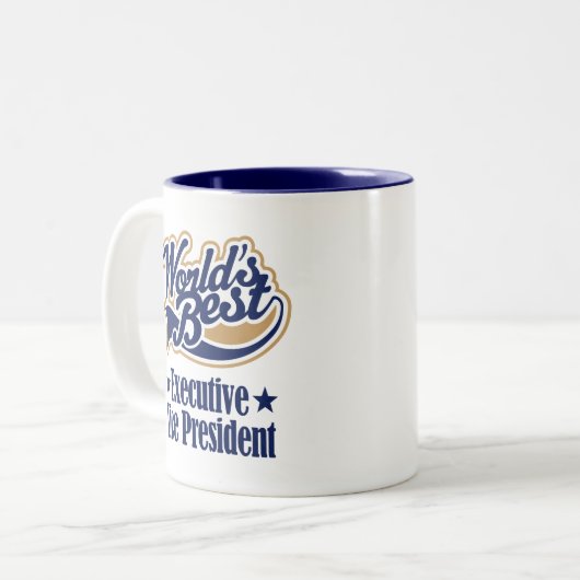 Führungskraft-Vizepräsident Gift Zweifarbige Tasse (Vorderseite Links)
